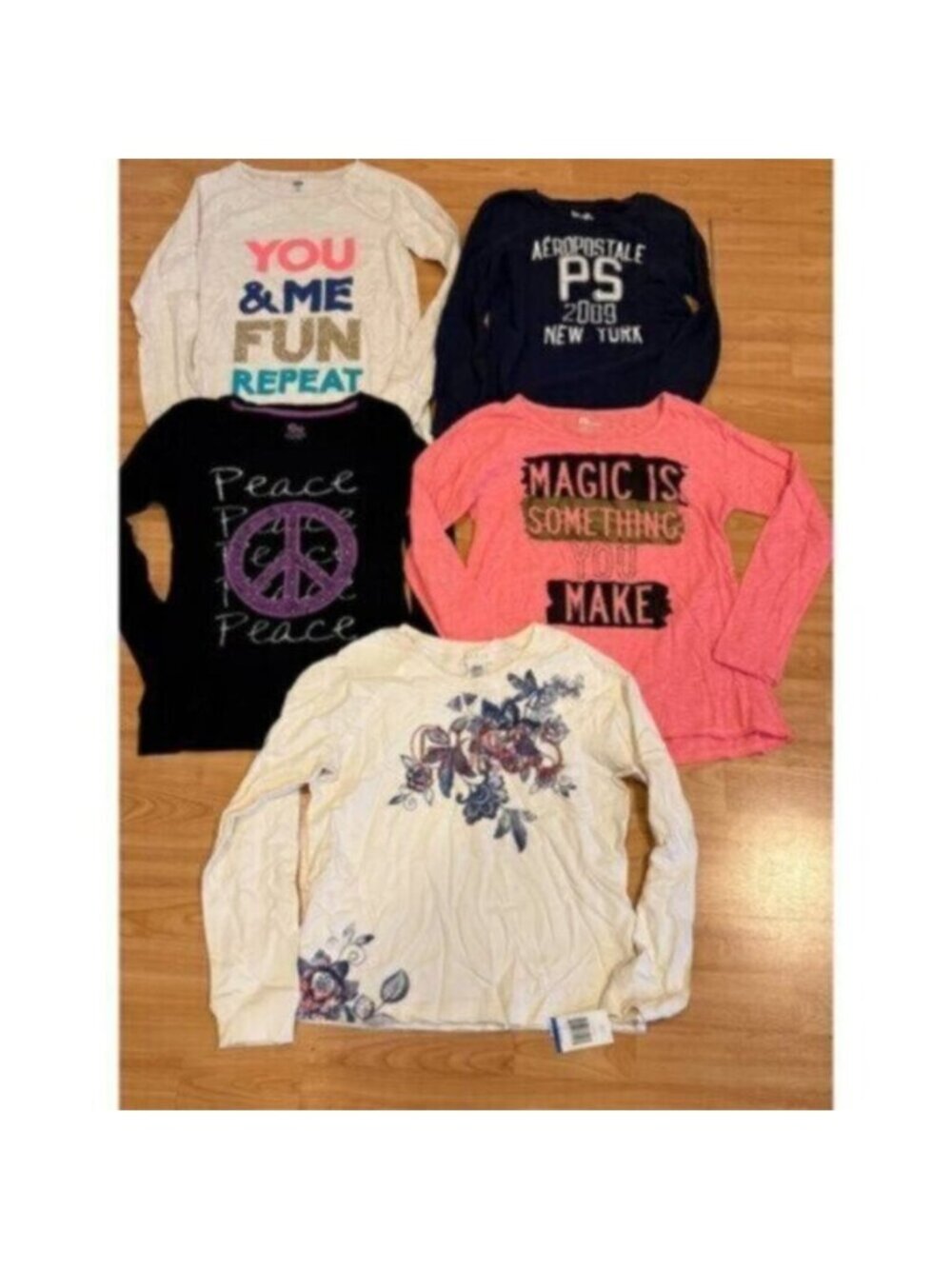 NEW & EUC Guess, Old Navy, SO, Aeropostale, Epic Threads girls XL 5-tops